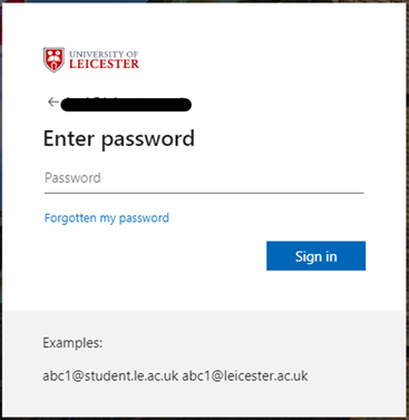 Enter Password