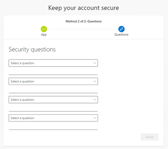 Security Questions